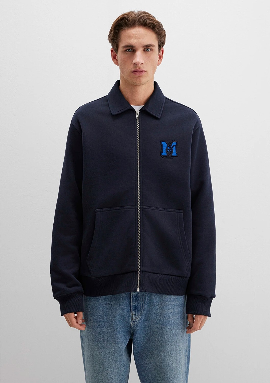 Mavi Lacivert Sweatshirt 0S10493-70490 görsel 5