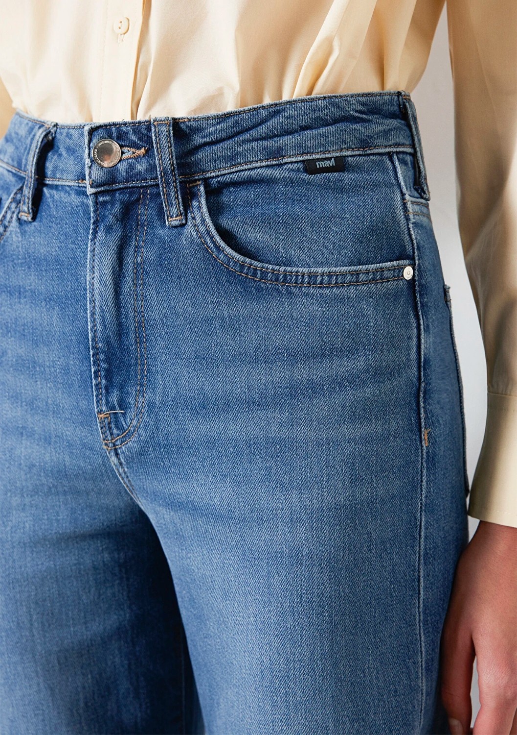 Mavi Victoria Premium Blue Puslu Koyu Mavi Jean Pantolon 101072-A3035 görsel 7