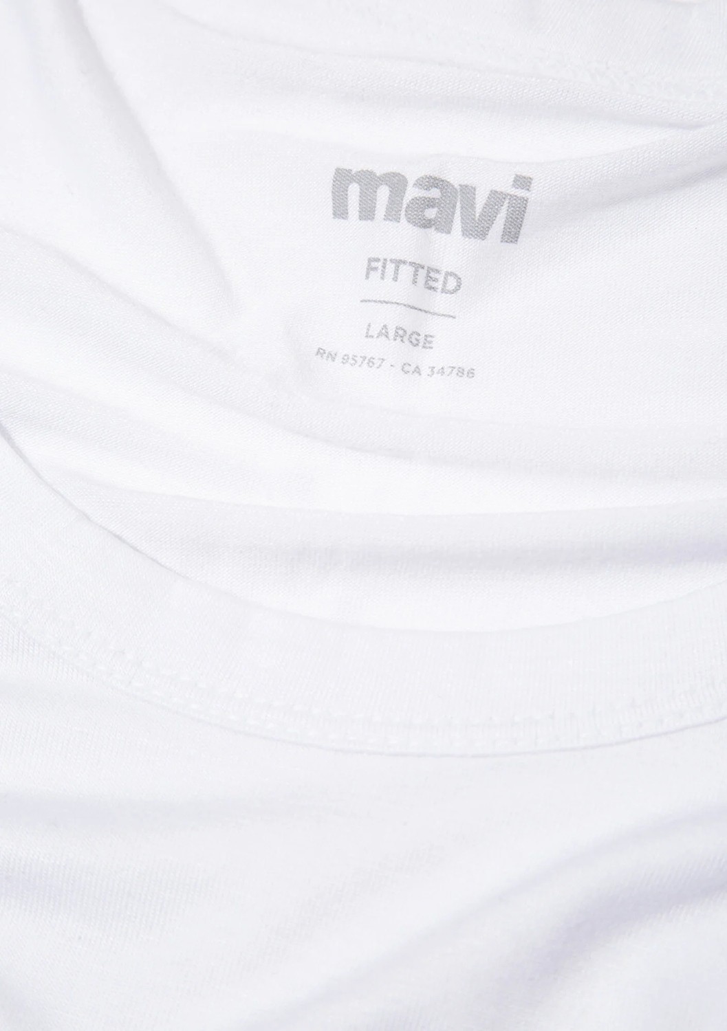 Mavi Viskoz Karışımlı Beyaz Atlet 0912318-620 görsel 8
