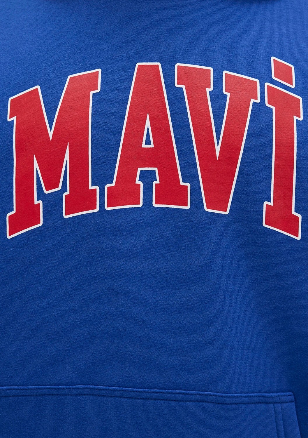 Mavi Logo Baskılı Kapüşonlu Mavi Sweatshirt 067149-70907 görsel 6