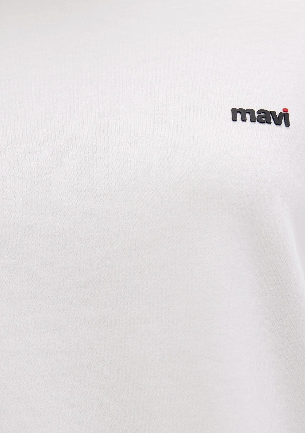Mavi Mini Mavi Logo Baskılı İnterlok Beyaz Basic Tişört 1612122-70057 görsel 7