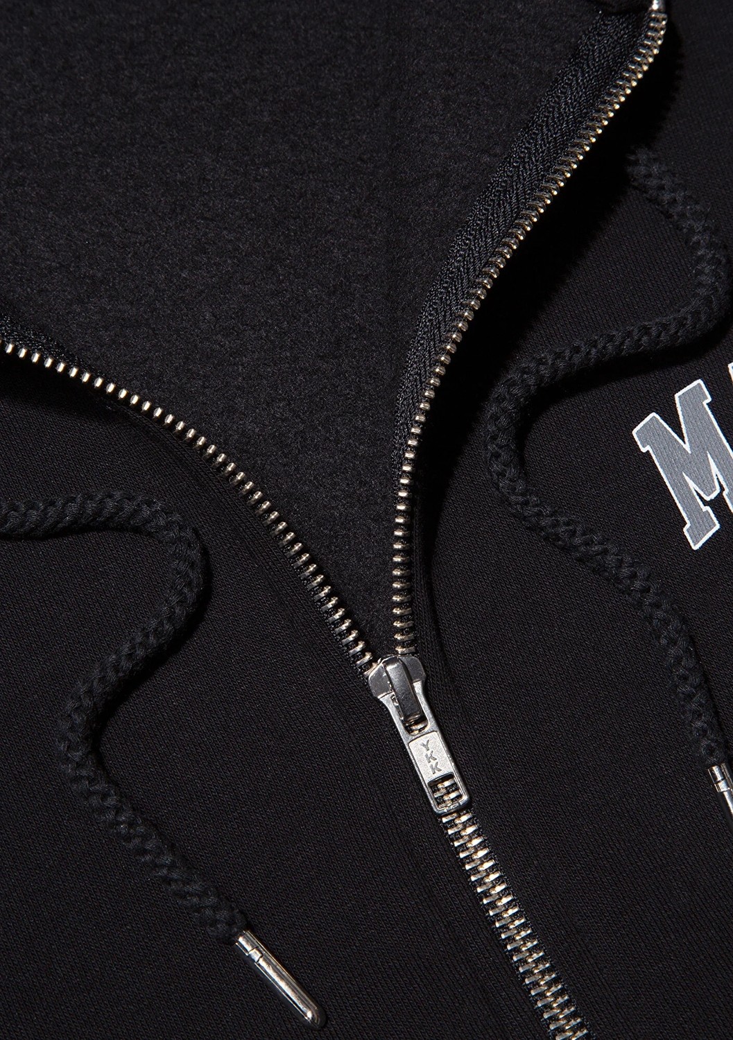 Mavi Logo Baskılı Kapüşonlu Fermuarlı Siyah Sweatshirt 0611715-900 görsel 6
