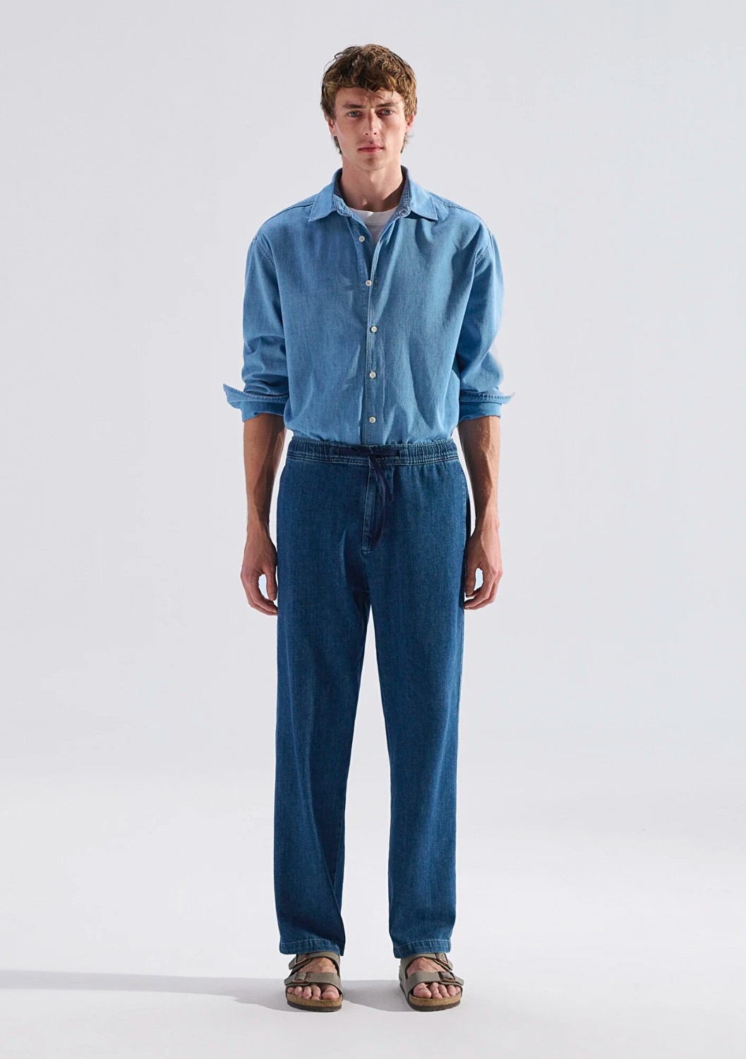 Mavi Andros Mavi Edition Indigo Mavisi Keten Karışımlı Jean Pantolon 0021045-A3880 görsel 4