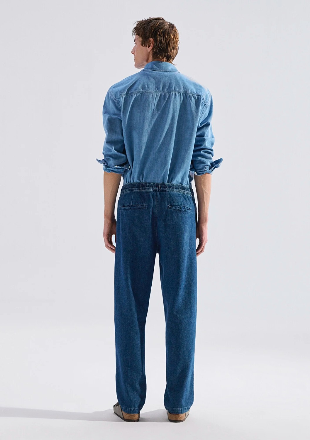 Mavi Andros Mavi Edition Indigo Mavisi Keten Karışımlı Jean Pantolon 0021045-A3880 görsel 6