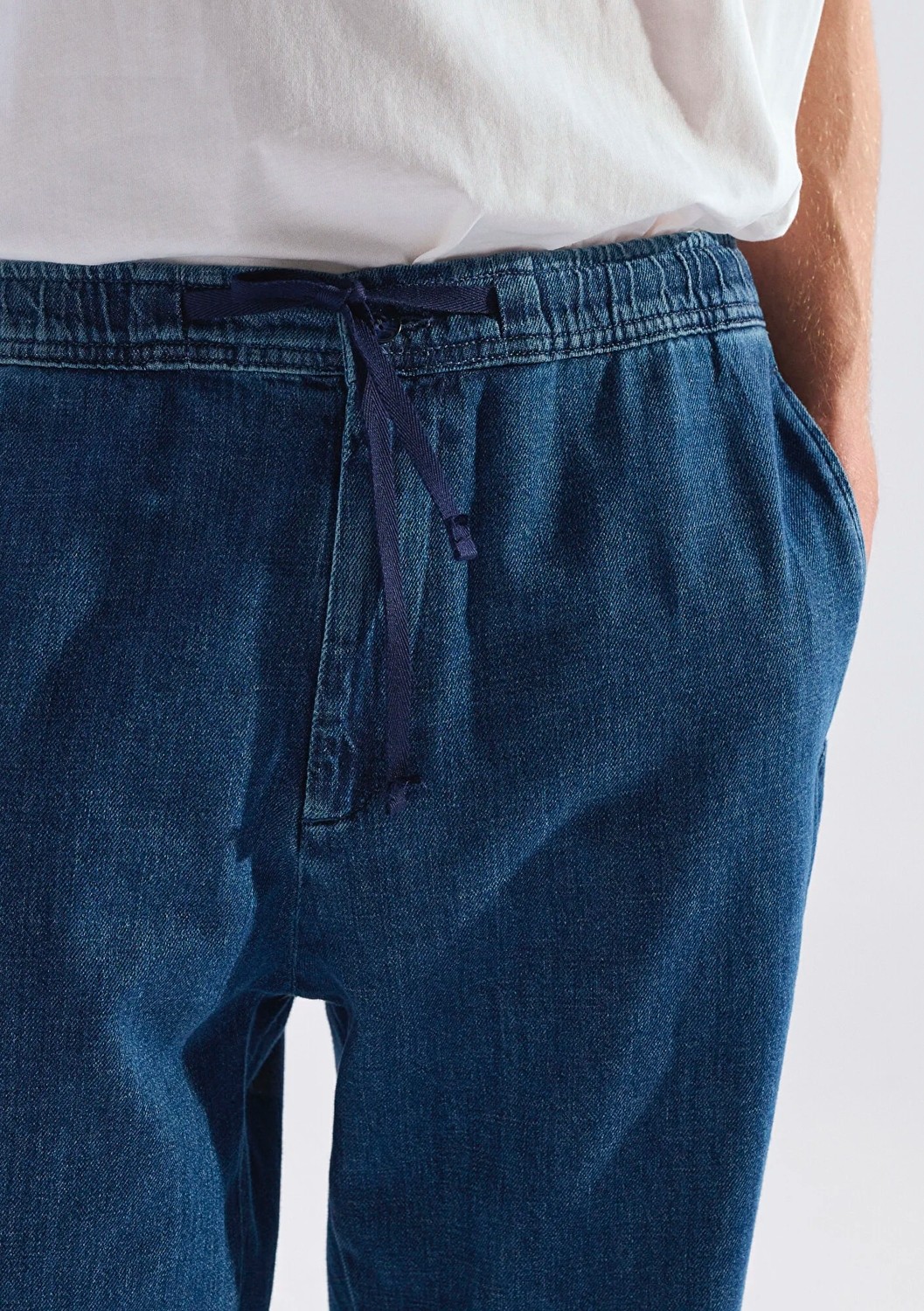 Mavi Andros Mavi Edition Indigo Mavisi Keten Karışımlı Jean Pantolon 0021045-A3880 görsel 8
