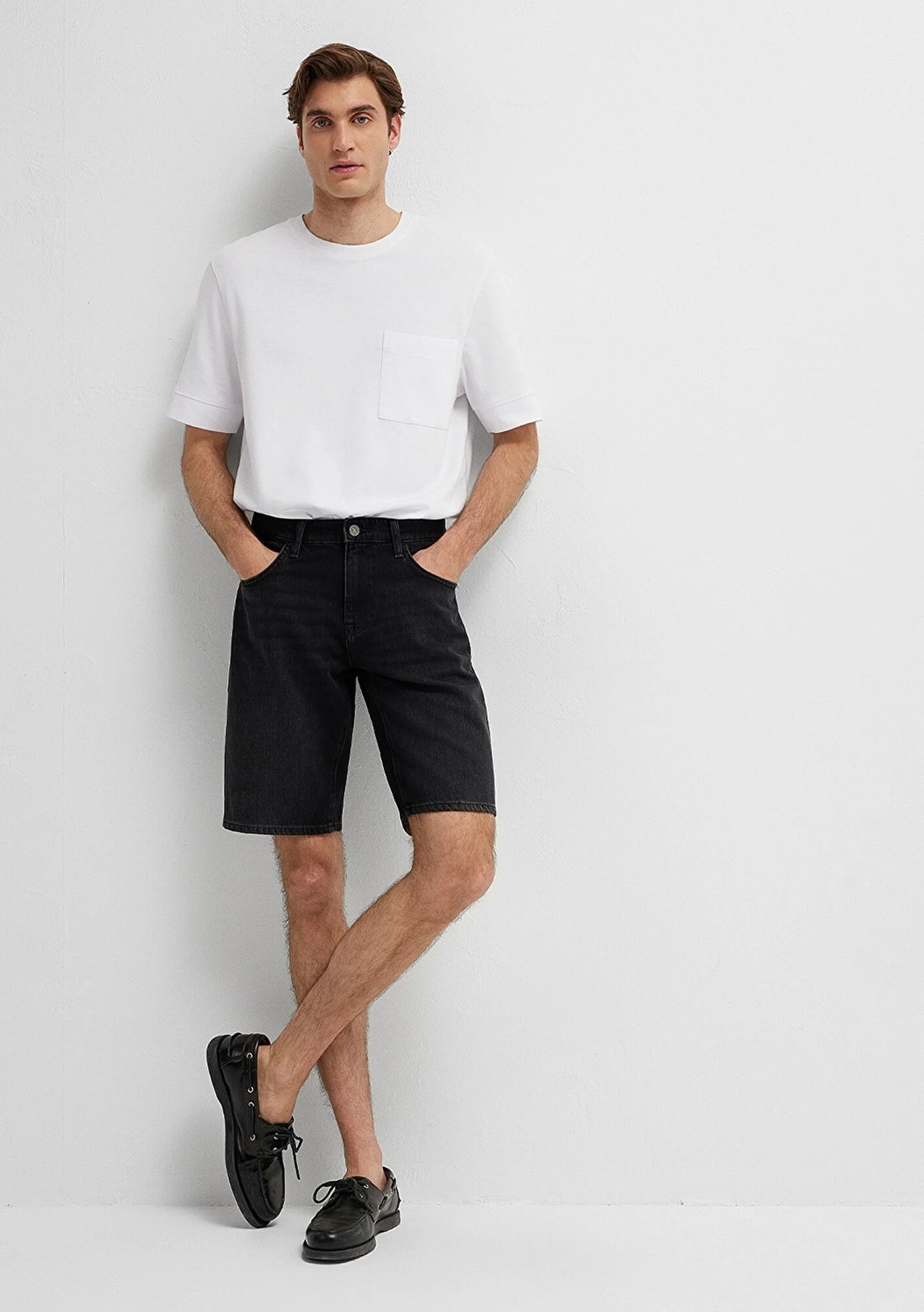 Mavi Lısbon Short Street Smoke Jean Şort 0421039-A3314 görsel 2