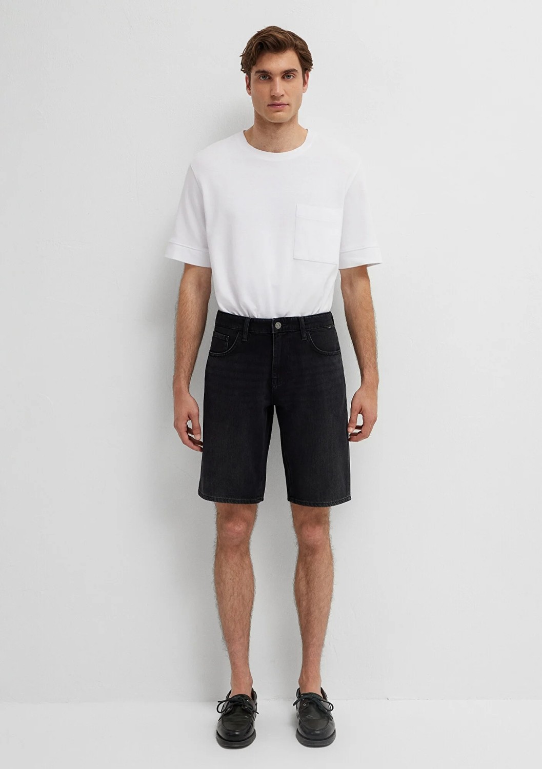 Mavi Lısbon Short Street Smoke Jean Şort 0421039-A3314 görsel 3