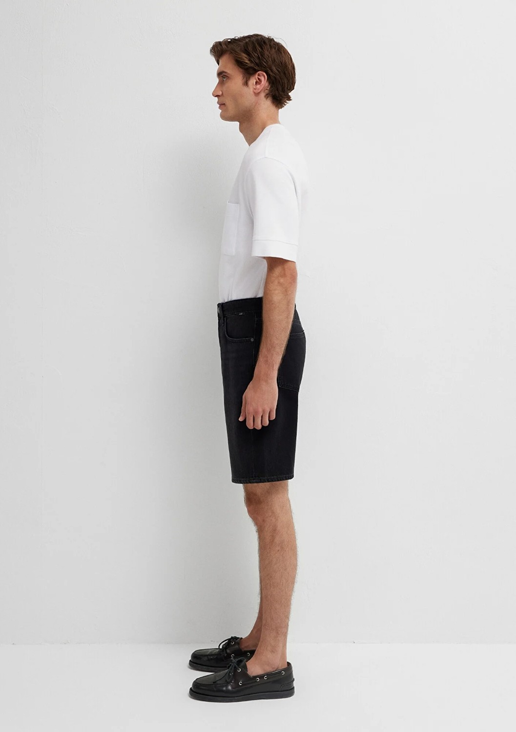Mavi Lısbon Short Street Smoke Jean Şort 0421039-A3314 görsel 4