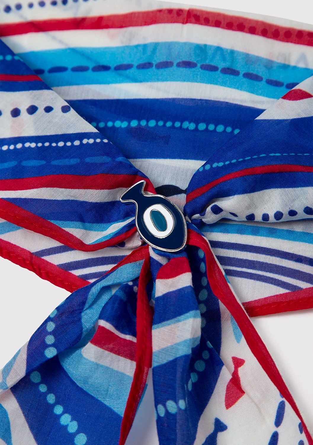 Mavi Nazar Boncuğu Detaylı Bandana 1914041-26498 görsel 3