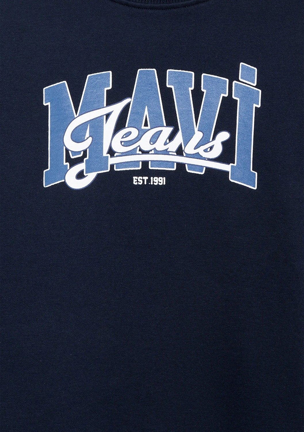 Mavi Jeans Baskılı Lacivert Sweatshirt 6S10136-70490 görsel 6
