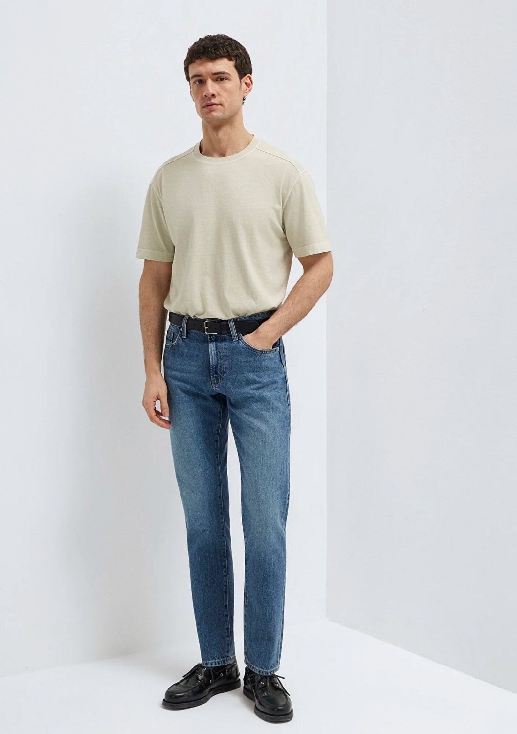 Mavi London Classic Denim Koyu Mavi Jean Pantolon 0010172-A1724 görsel 2
