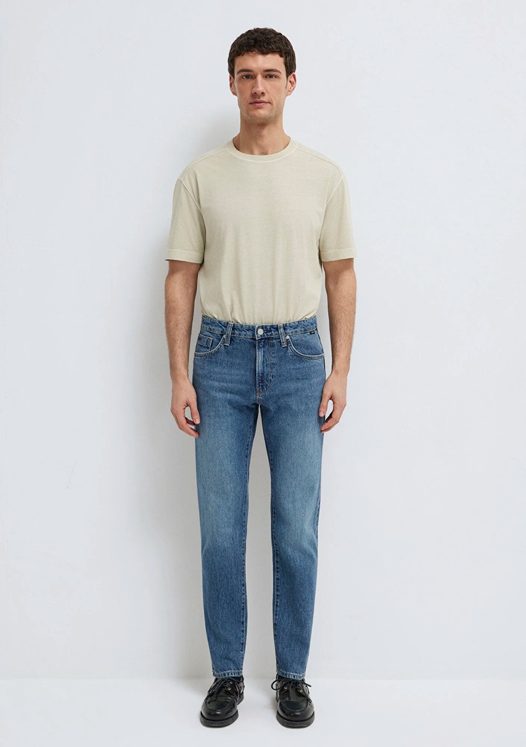 Mavi London Classic Denim Koyu Mavi Jean Pantolon 0010172-A1724 görsel 4
