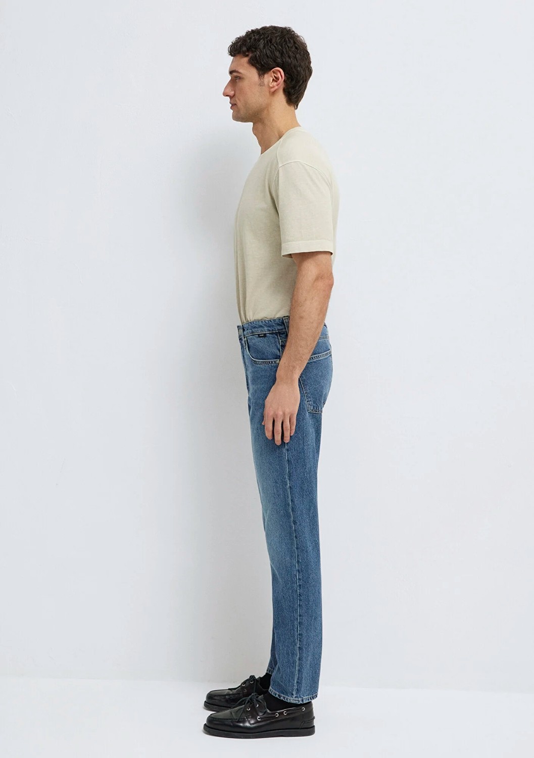 Mavi London Classic Denim Koyu Mavi Jean Pantolon 0010172-A1724 görsel 5