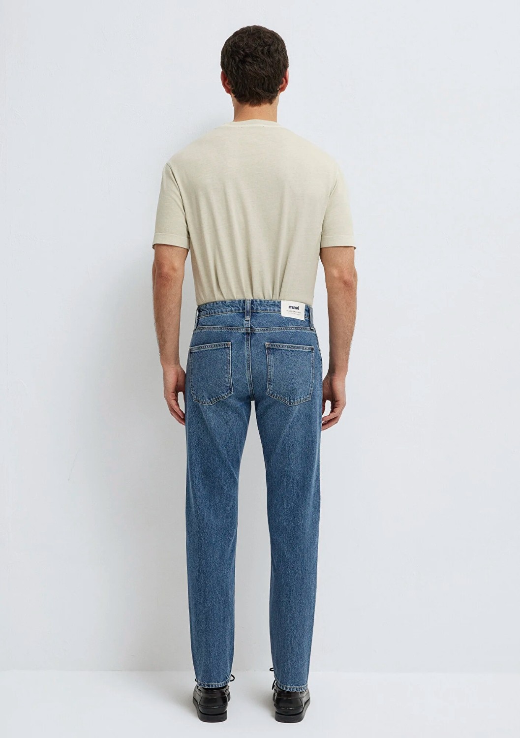 Mavi London Classic Denim Koyu Mavi Jean Pantolon 0010172-A1724 görsel 6
