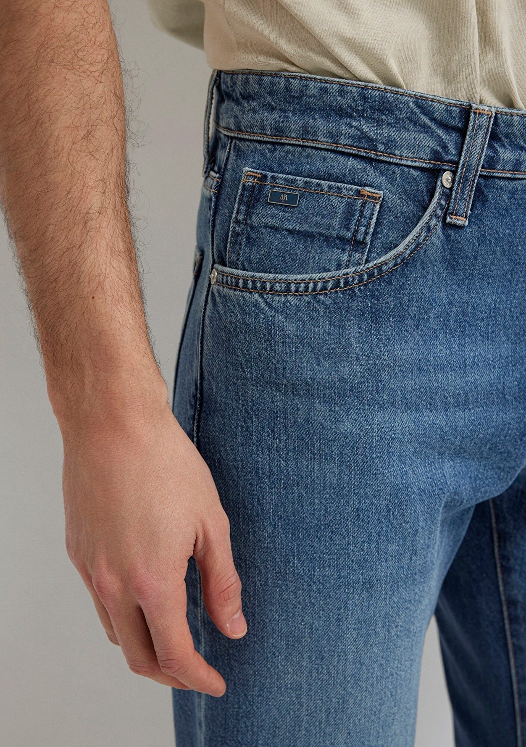 Mavi London Classic Denim Koyu Mavi Jean Pantolon 0010172-A1724 görsel 8