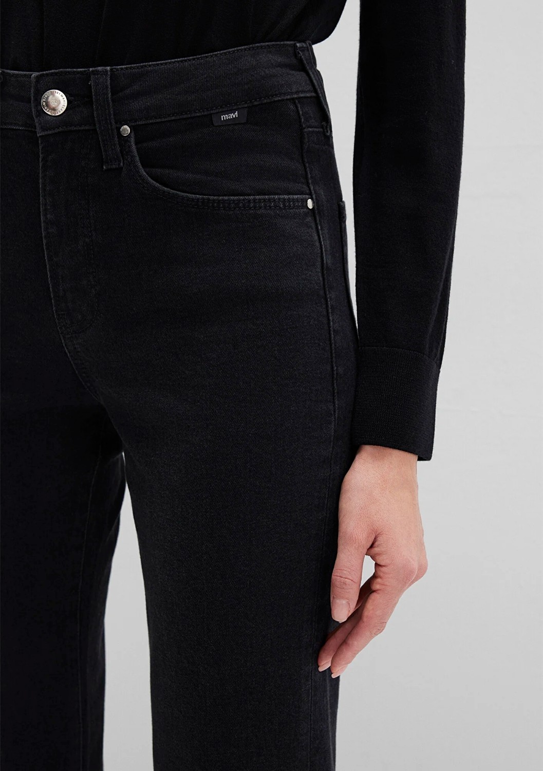 Mavi Cindy Classic Denim Gri Jean Pantolon 100277-90500 görsel 6