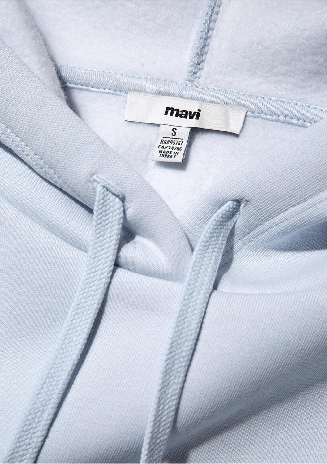 Mavi M1600361-70717 Mavi Logo Kapüşonlu Sweatshırt Uçuk Mavi Kadın Sweatshirt görsel 5