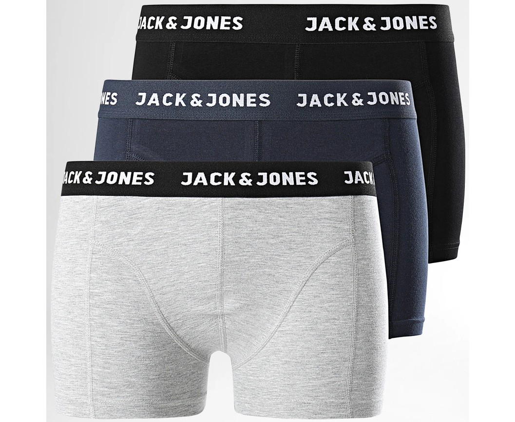 Jack & Jones JACK&JAONES Jacanthony Erkek 3 Lü Paket Boxer görsel 5