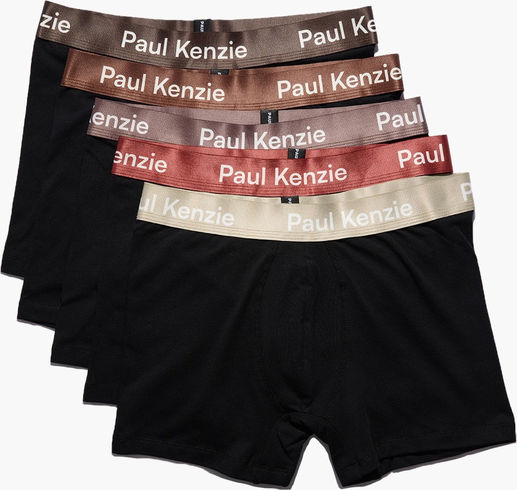 Paul Kenzie 5'li Erkek Boxer - Espresso