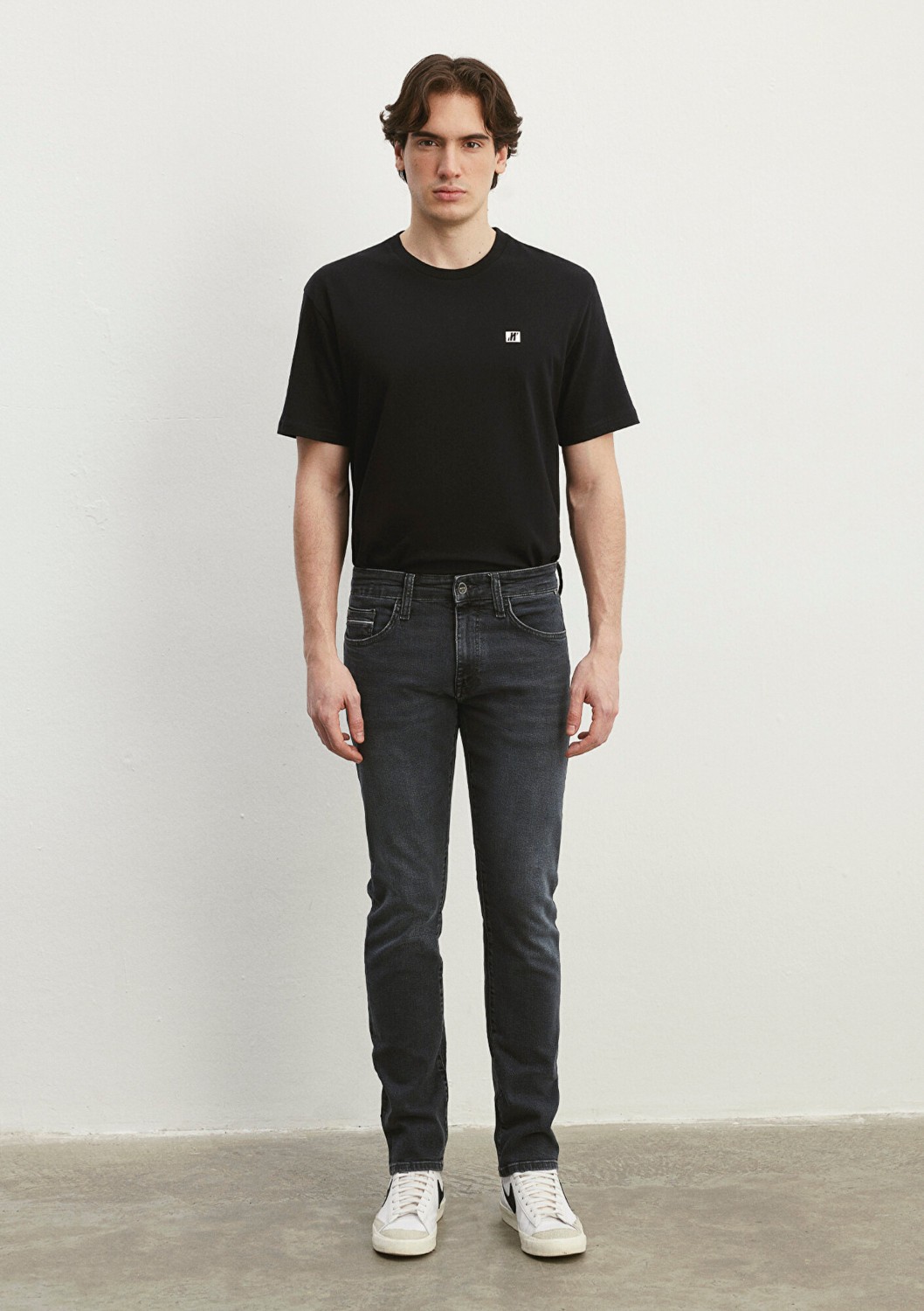 Mavi Jake Mavi Pro Vintage Koyu Gri Smoke Jean Pantolon 0042286535 görsel 2