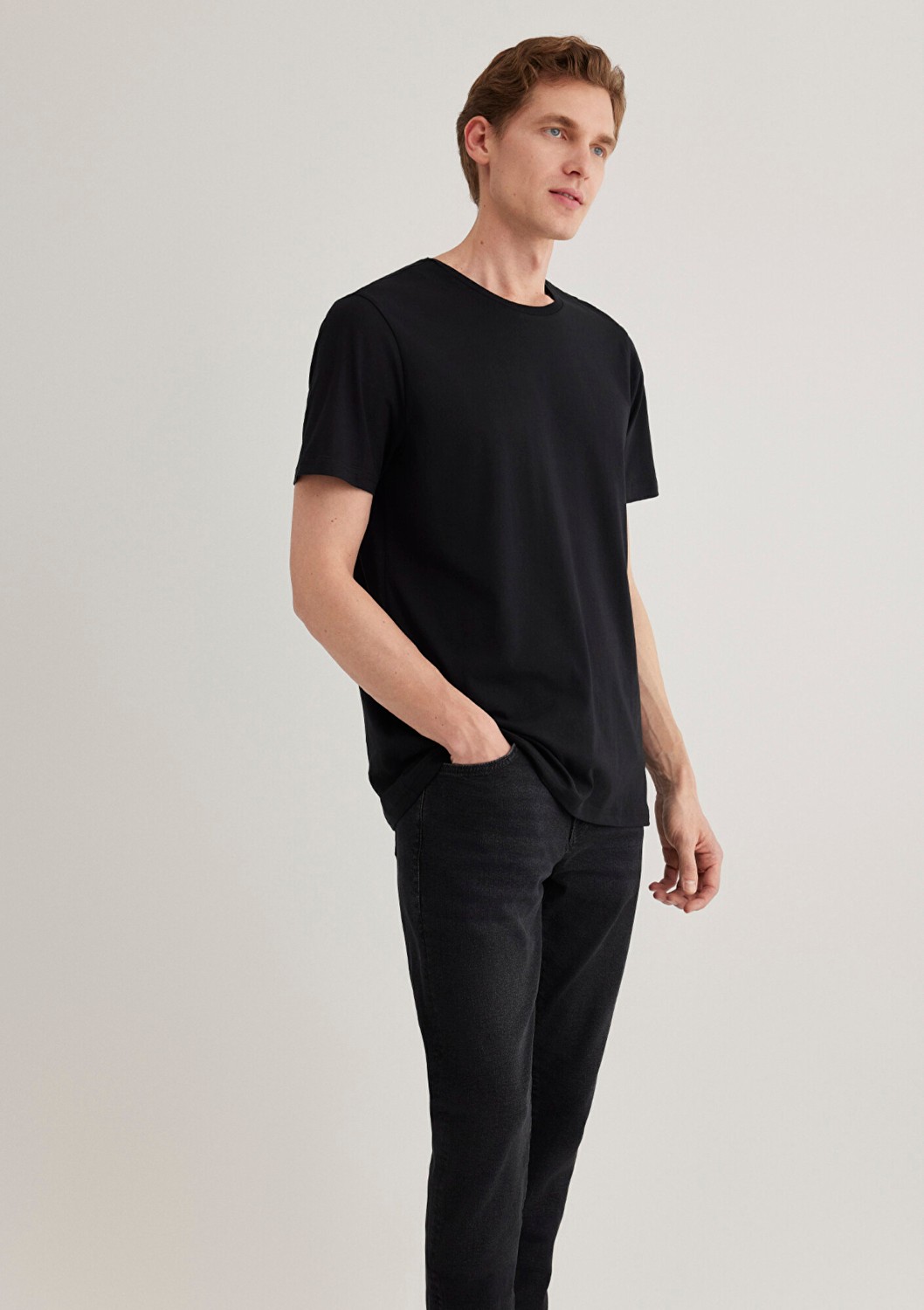Mavi Siyah Basic Tişört 065574-900