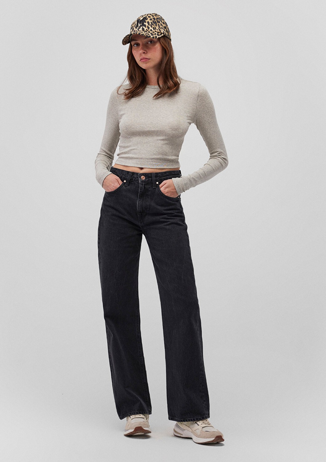Mavi Victoria Classic Denim Antrasit Smoke Jean Pantolon 101072-82298