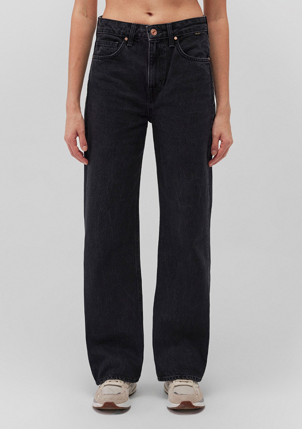 Mavi Victoria Classic Denim Antrasit Smoke Jean Pantolon 101072-82298 görsel 3
