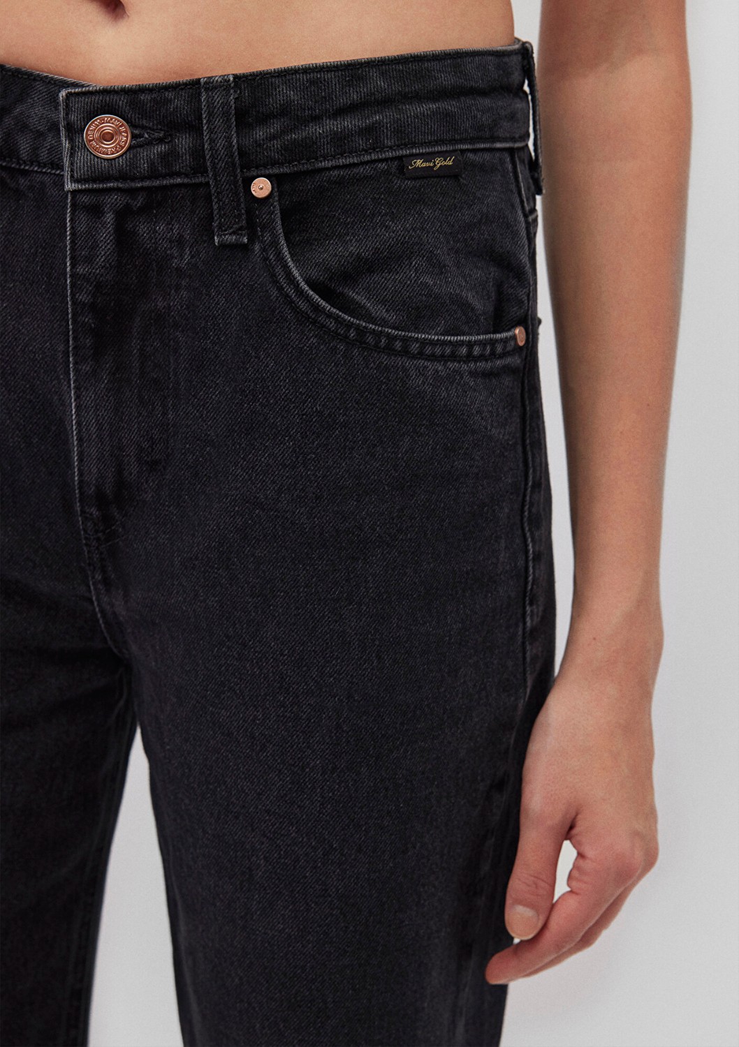 Mavi Victoria Classic Denim Antrasit Smoke Jean Pantolon 101072-82298 görsel 5