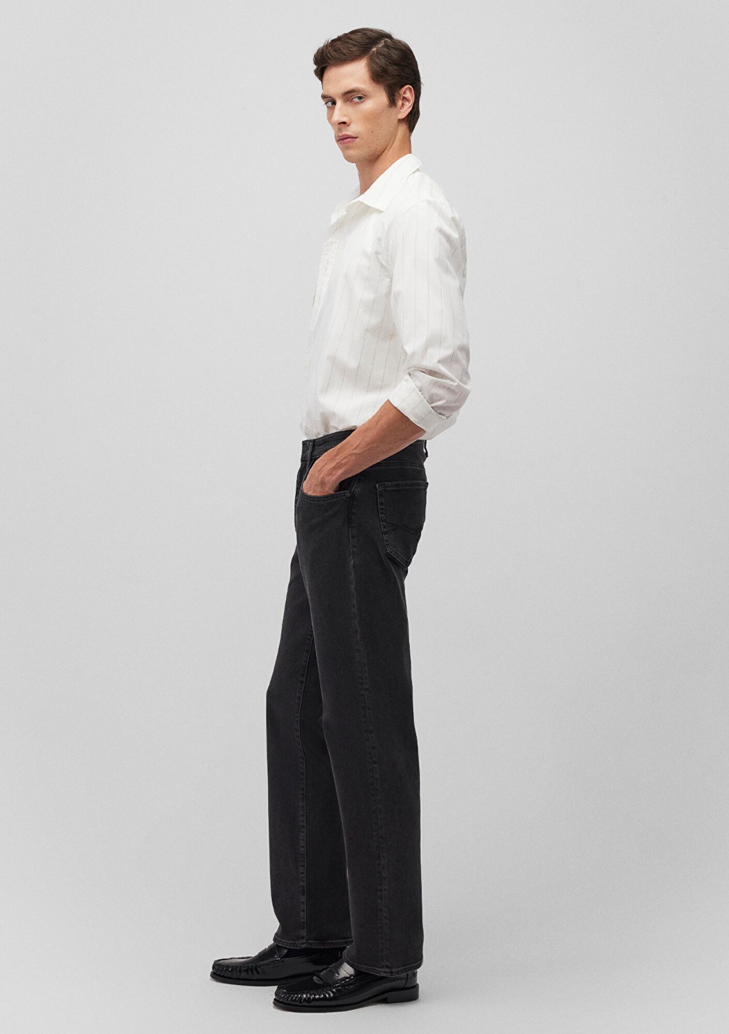 Mavi 177 Koyu Gri Comfort Smoke Jean Pantolon 0017734787 görsel 2