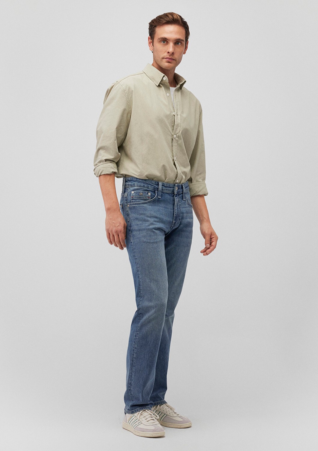 Mavi Hunter Mavi Premium Puslu Indigo Mavisi Jean Pantolon 0020233454 görsel 2