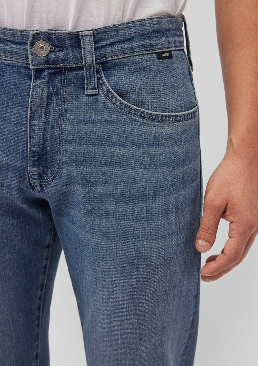 Mavi Hunter Mavi Premium Puslu Indigo Mavisi Jean Pantolon 0020233454 görsel 5