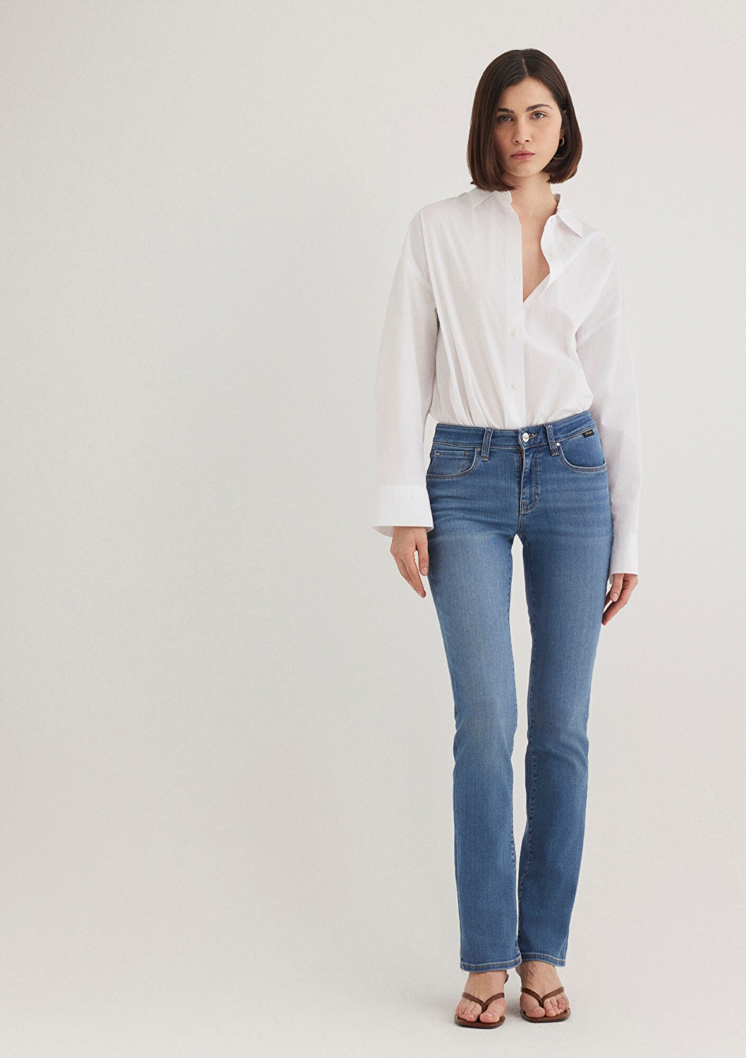 Mavi Mona Gold Klasik Gölgeli Indigo Mavisi Jean Pantolon 1049784195