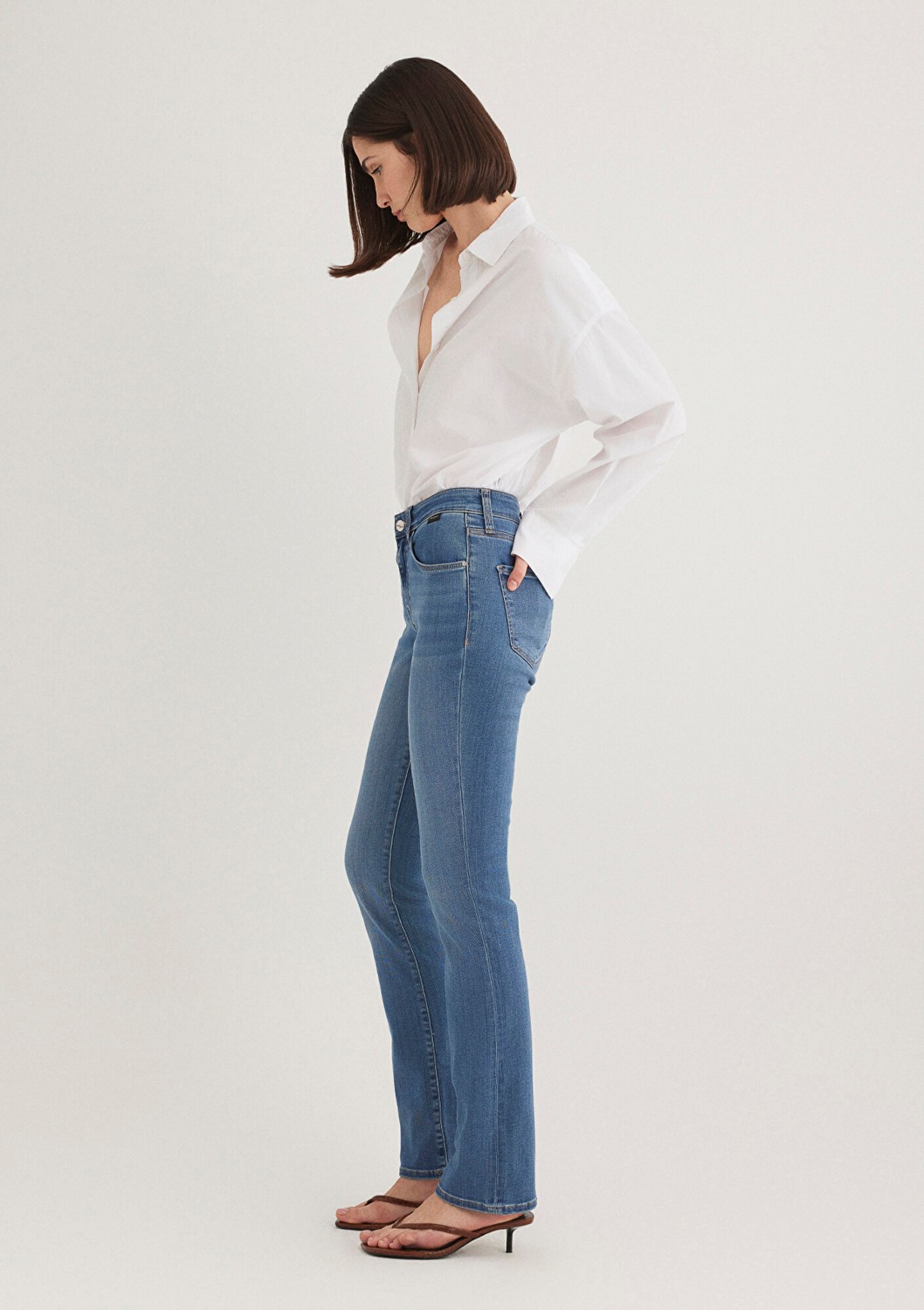 Mavi Mona Gold Klasik Gölgeli Indigo Mavisi Jean Pantolon 1049784195 görsel 2