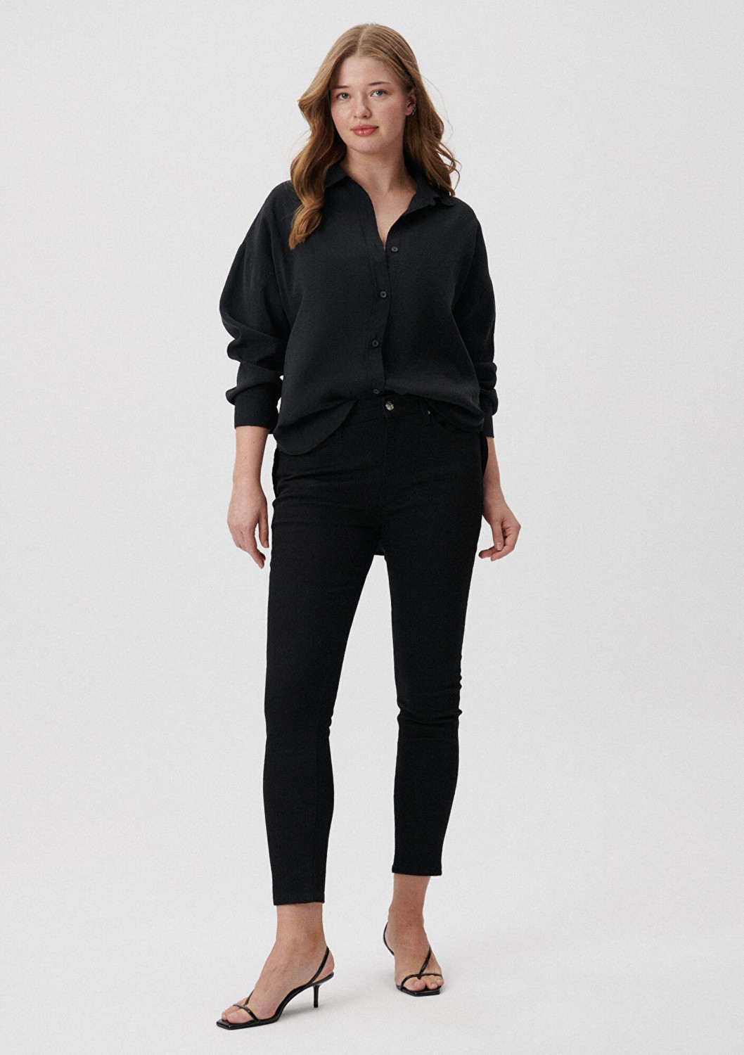 Mavi Marlie Everday Siyah Jean Pantolon 101339-85945 görsel 3