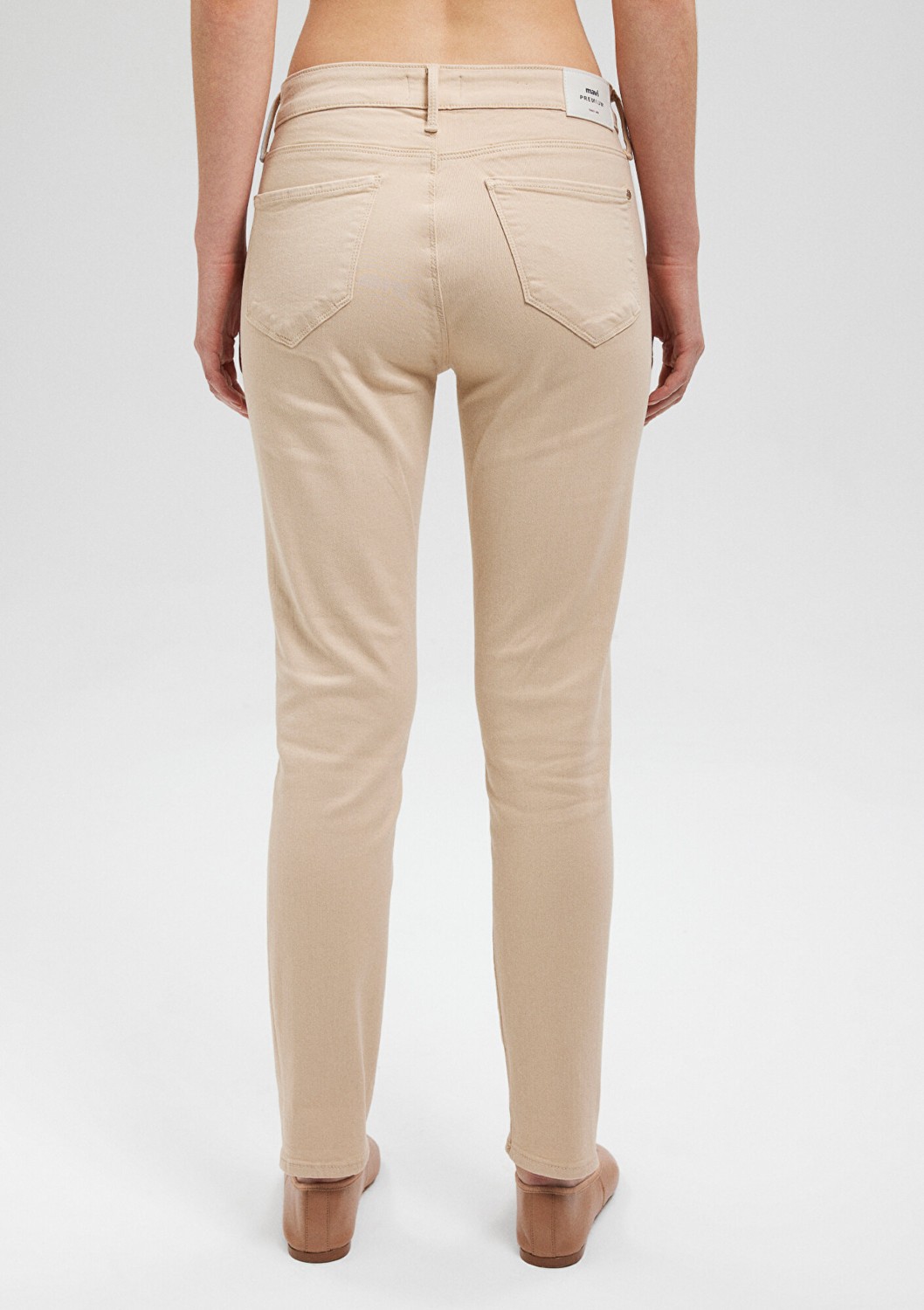 Mavi Ada Mavi Premium Krem Gabardin Pantolon 1020586447 görsel 3