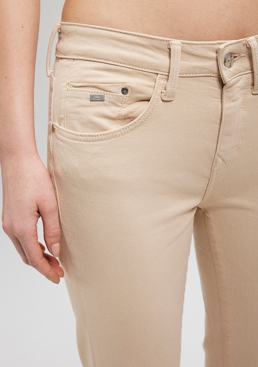 Mavi Ada Mavi Premium Krem Gabardin Pantolon 1020586447 görsel 5