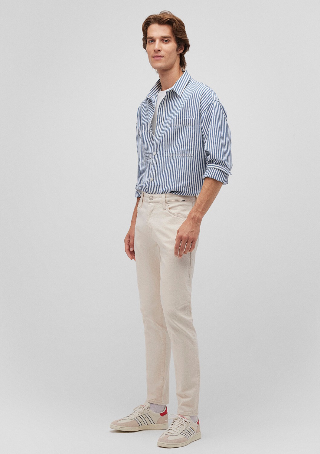 Mavi Milan Classic Denim Ekru Jean Pantolon 0081087654 görsel 2