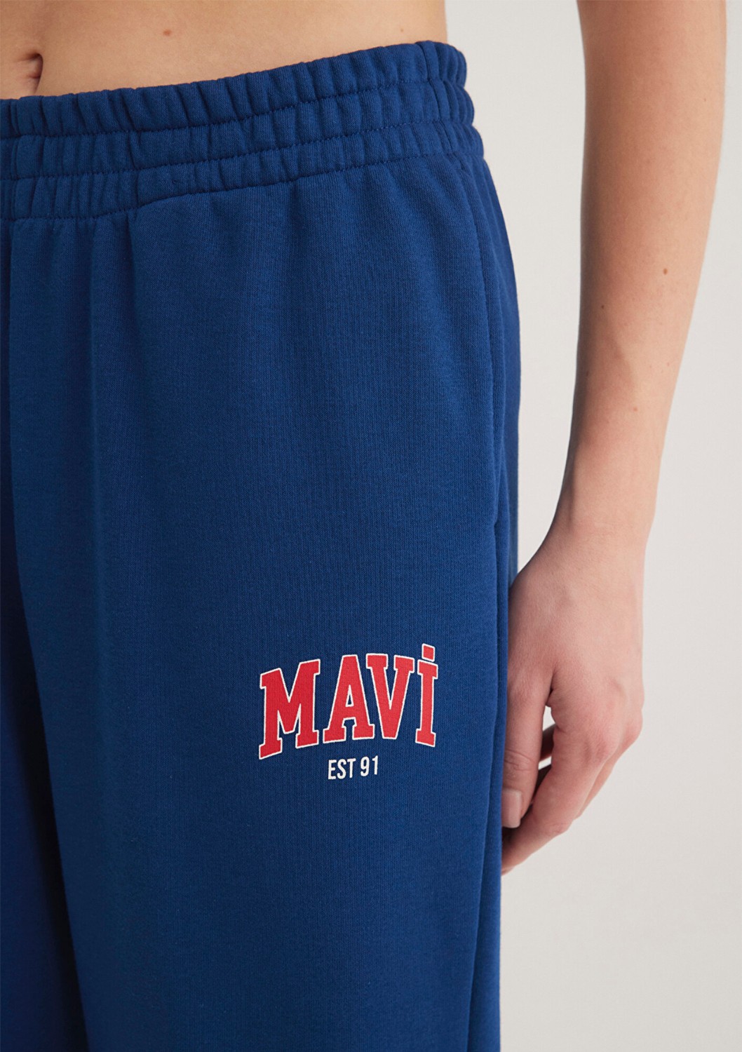 Mavi Logo Baskılı Lacivert Eşofman Altı 1010757-82625 görsel 5
