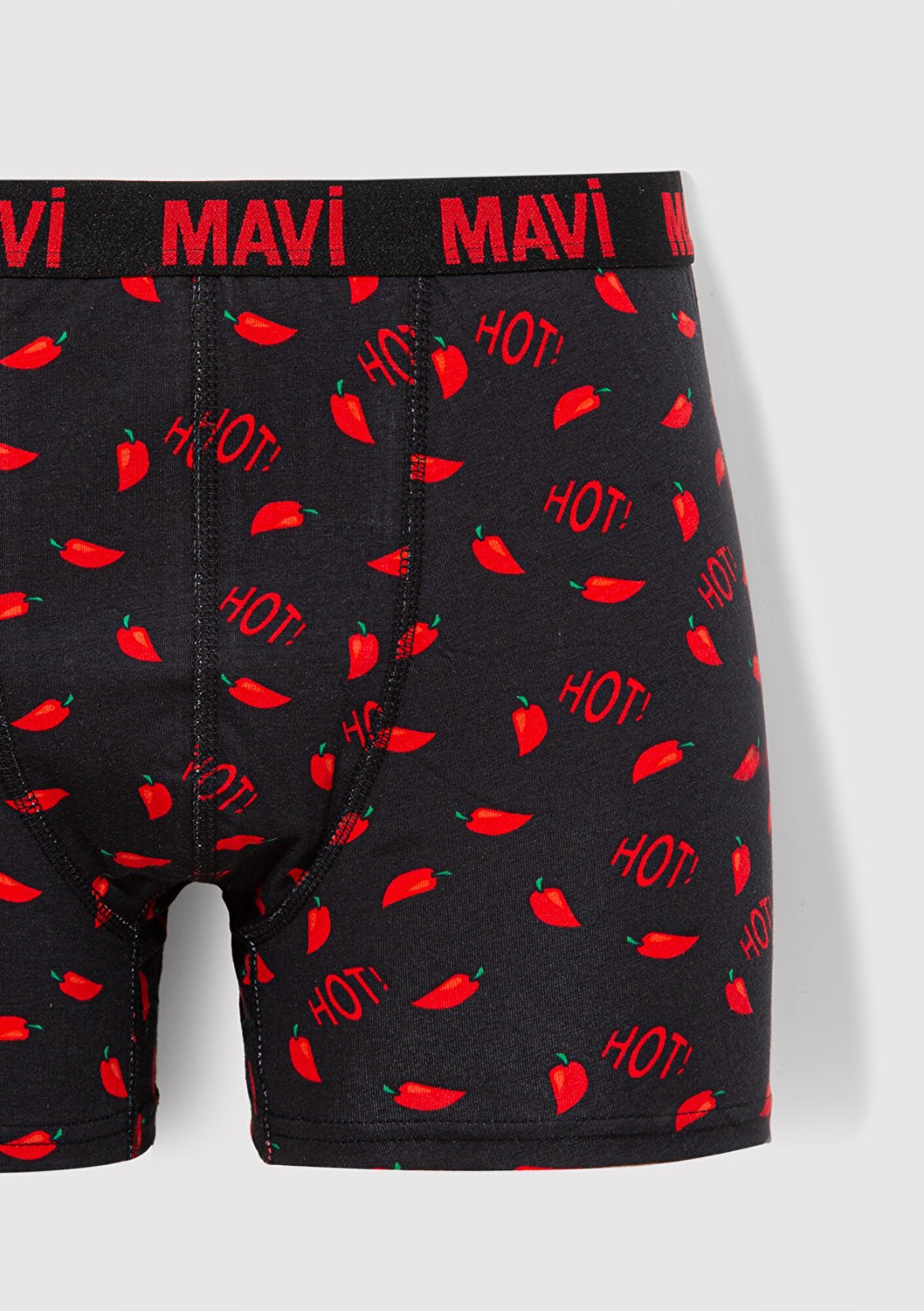 Mavi Biber Detaylı Siyah Boxer 0911631-900 görsel 2