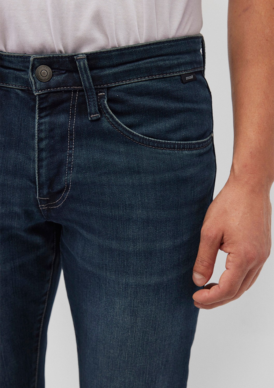 Mavi Hunter Mavi Premium Koyu Mavi Jean Pantolon 0020231266 görsel 5