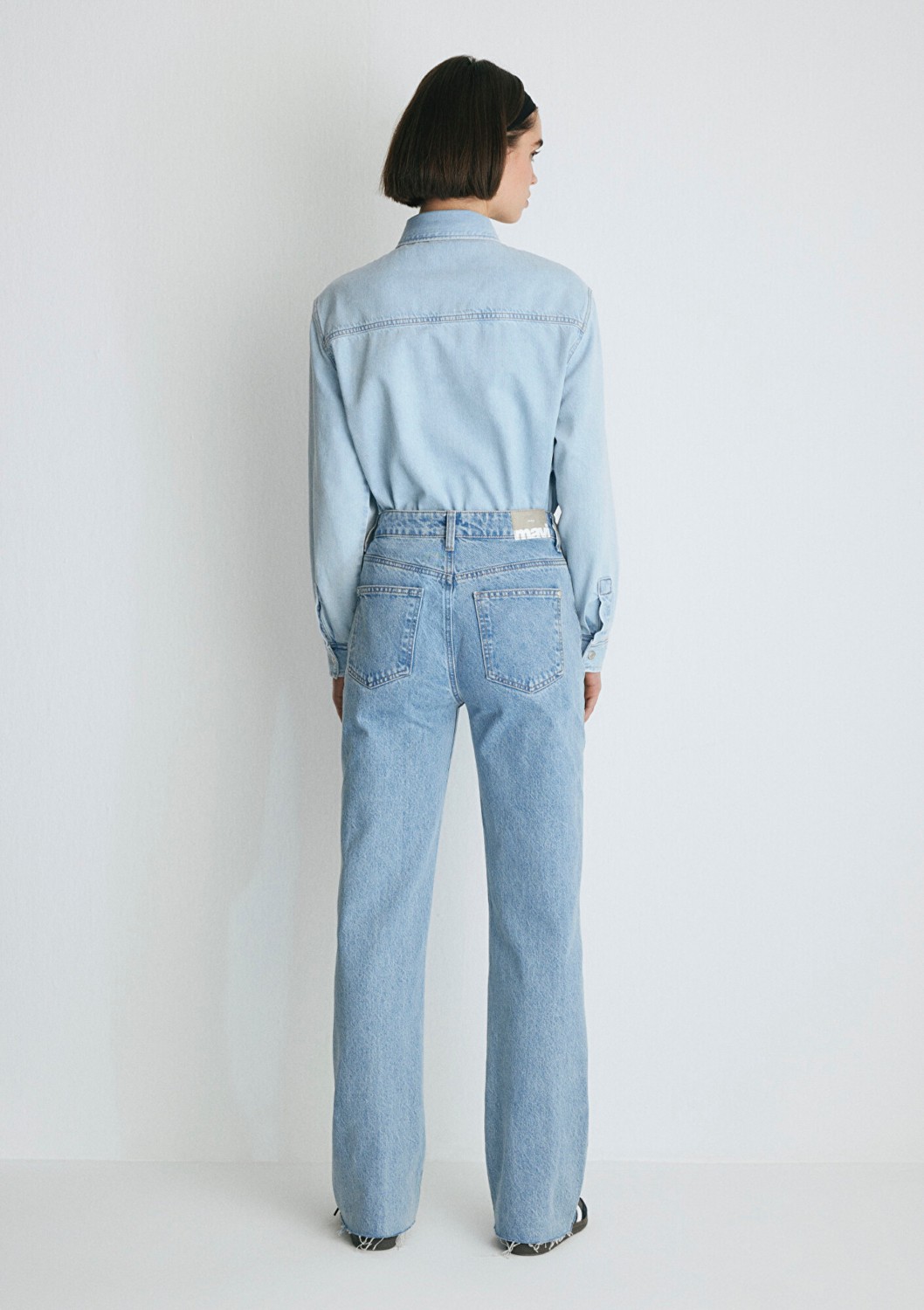 Mavi Victoria Real Blue Gölgeli Açık Mavi Jean Pantolon 101072-34111 görsel 5