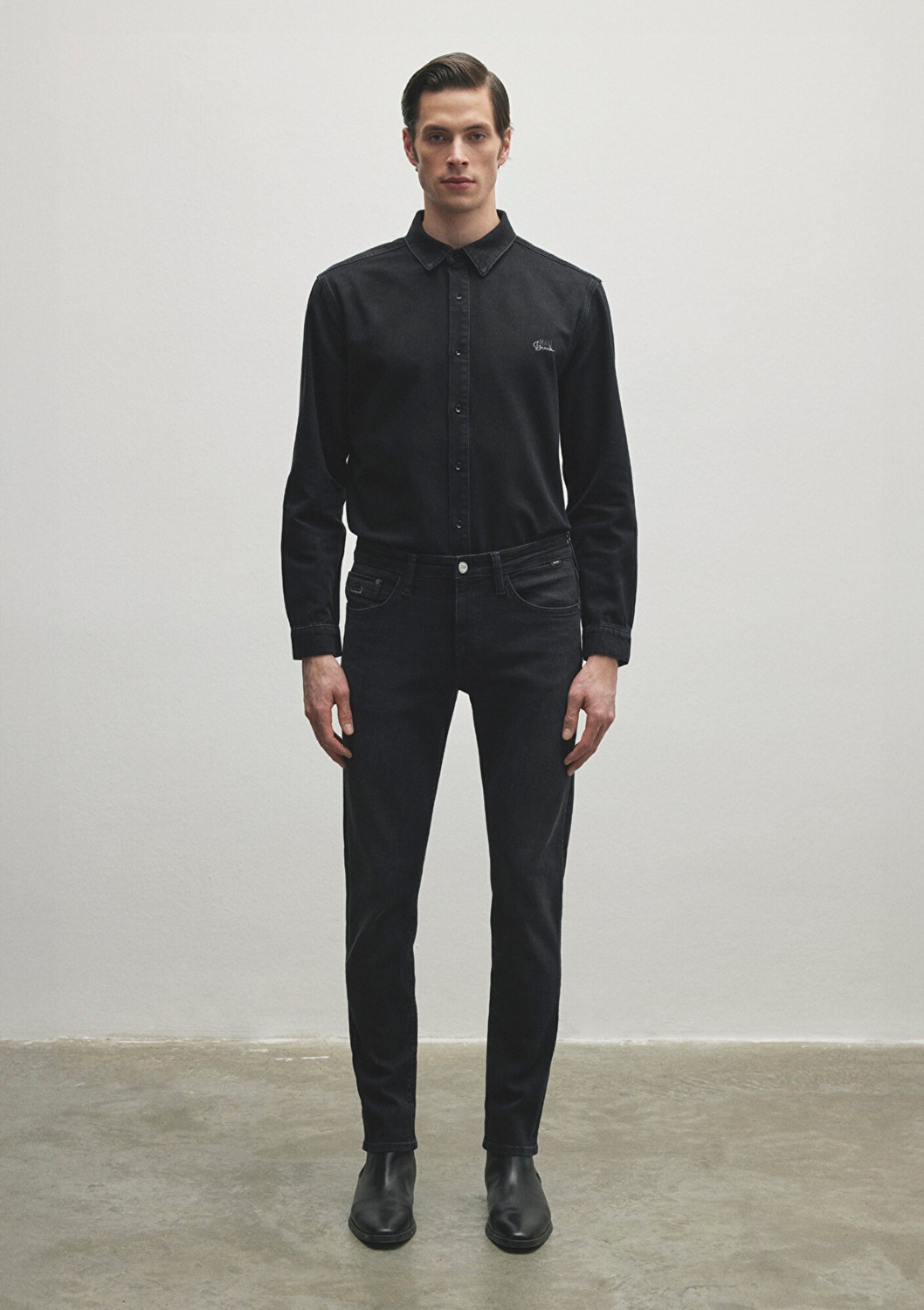 Mavi Jake Lux Black Antrasit Jean Pantolon 0042286544 görsel 3