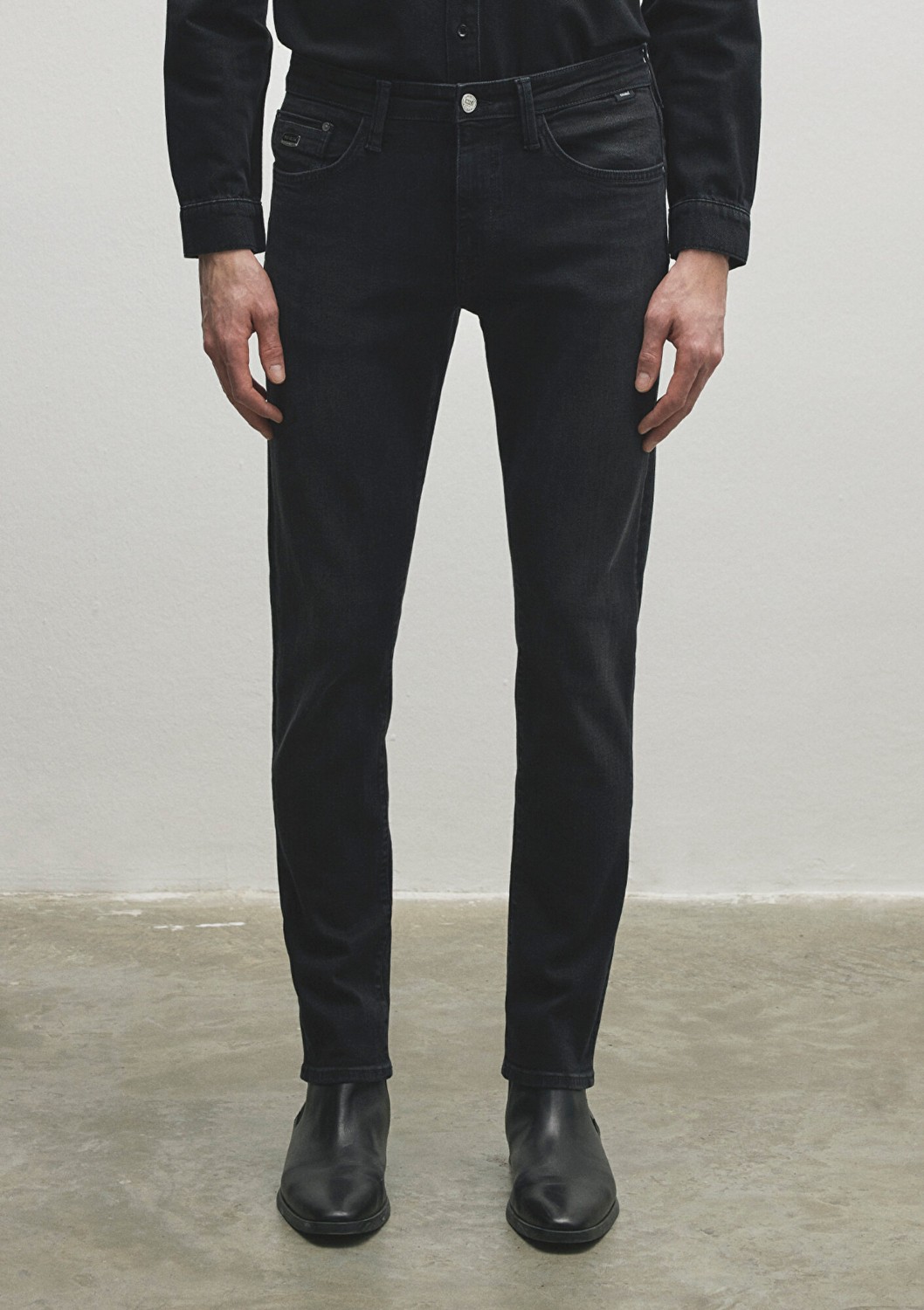 Mavi Jake Lux Black Antrasit Jean Pantolon 0042286544 görsel 4