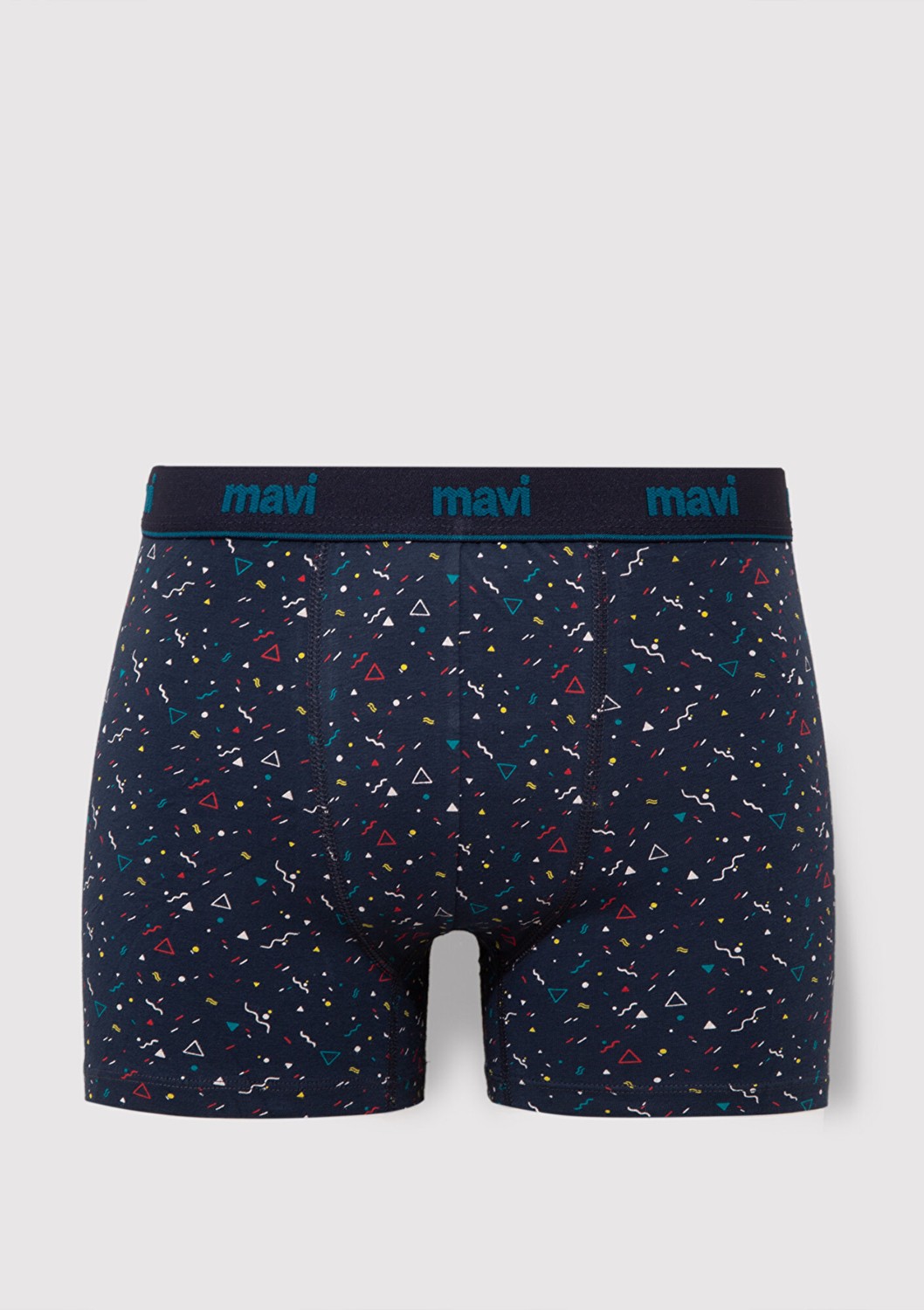 Mavi Baskılı Lacivert Boxer 092458-32184