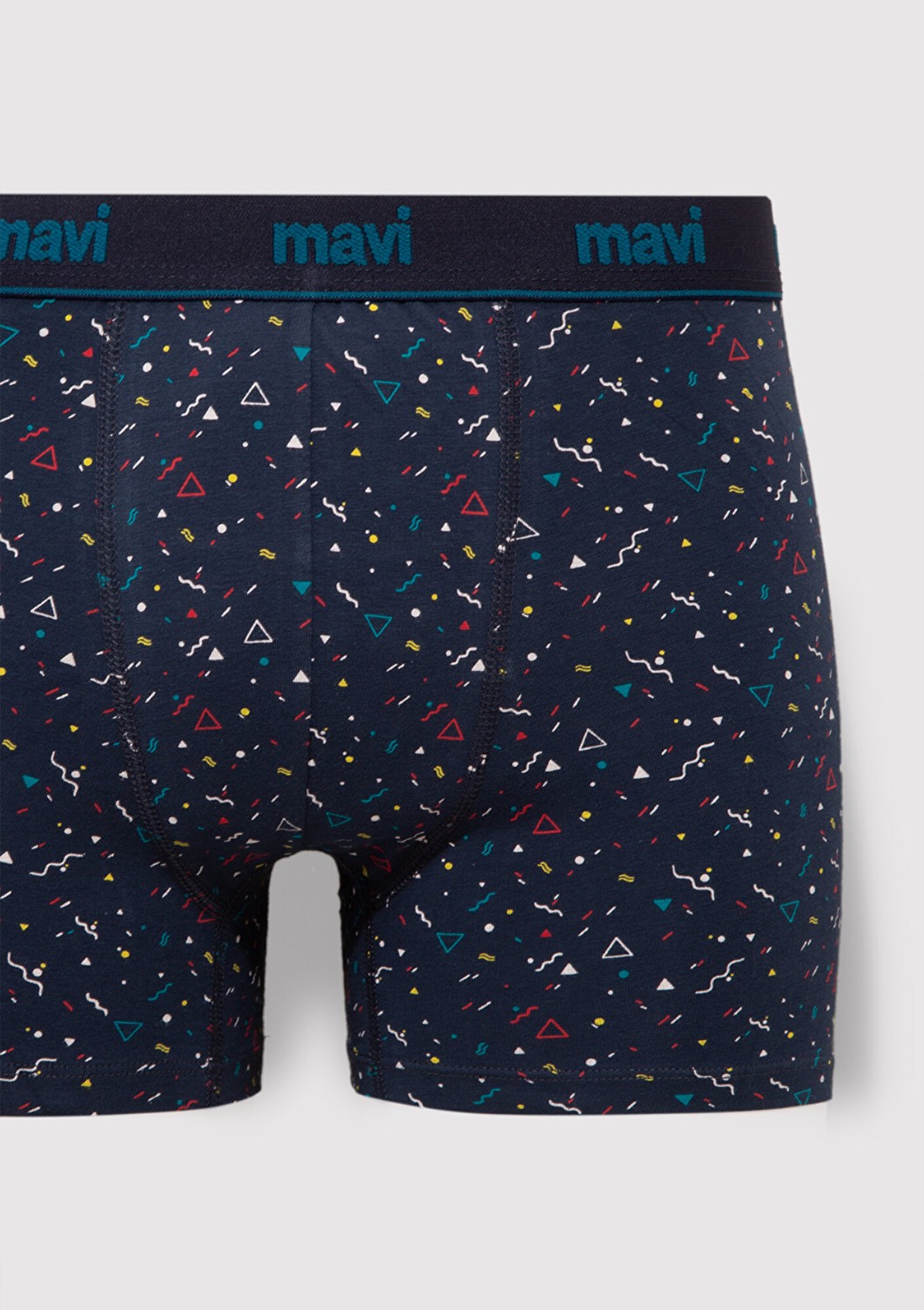 Mavi Baskılı Lacivert Boxer 092458-32184 görsel 2