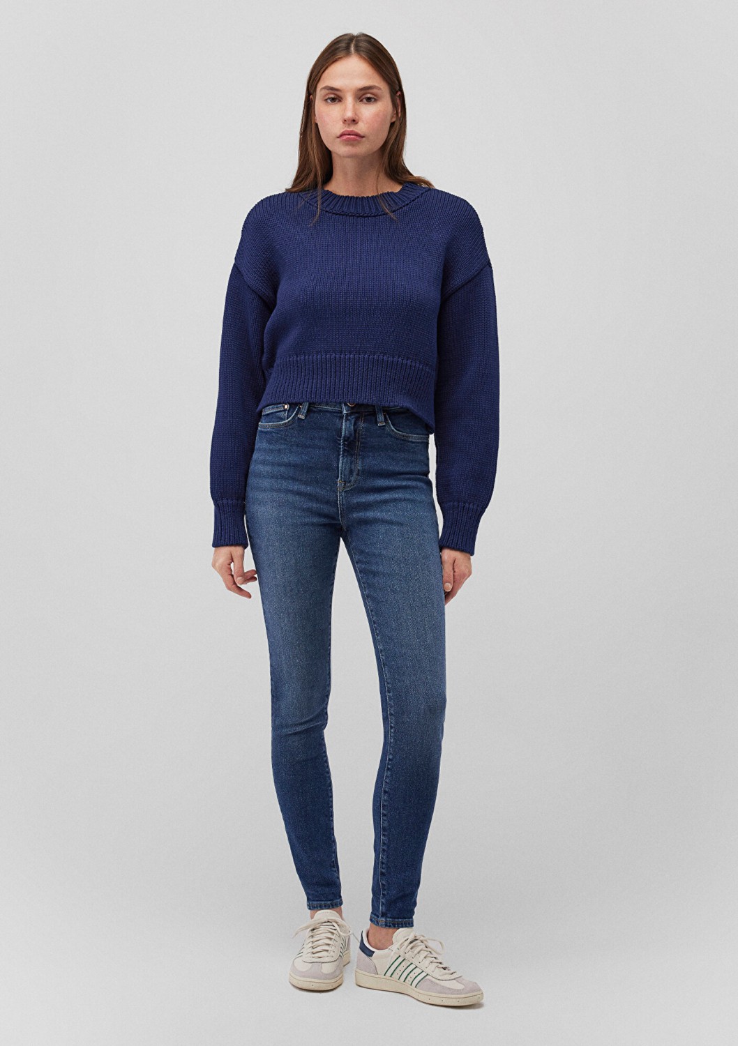 Mavi Serenay Gold Shape Koyu Mavi Jean Pantolon 100980-33687