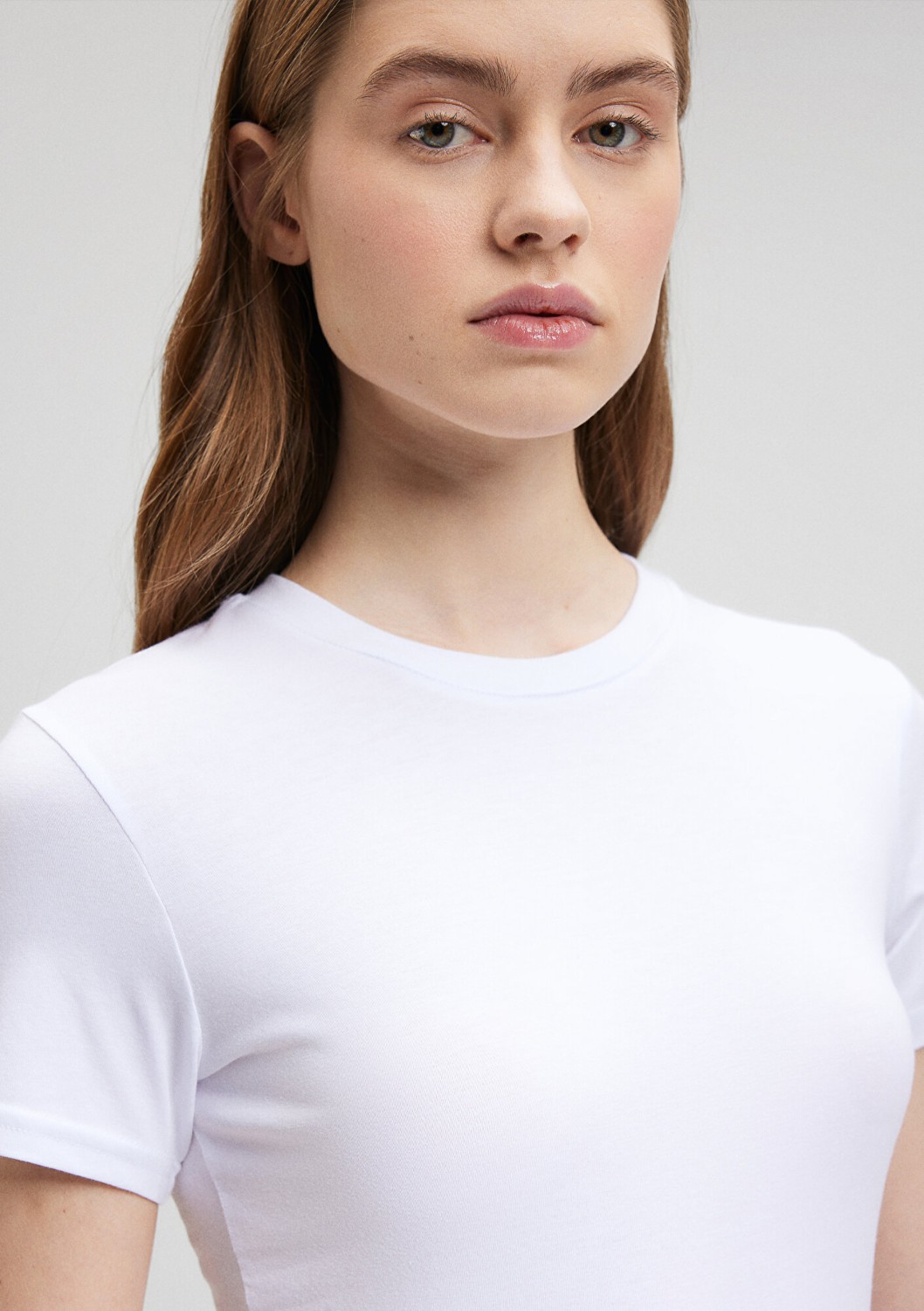 Mavi Soft-Premium Beyaz Basic Modal Karışımlı Tişört 1600963-620 görsel 5