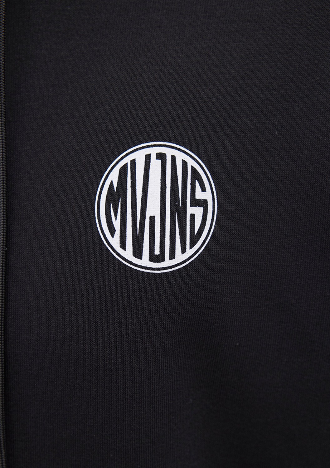 Mavi MVJNS Logo Baskılı Kapüşonlu Siyah Sweatshirt 0611786-900 görsel 5