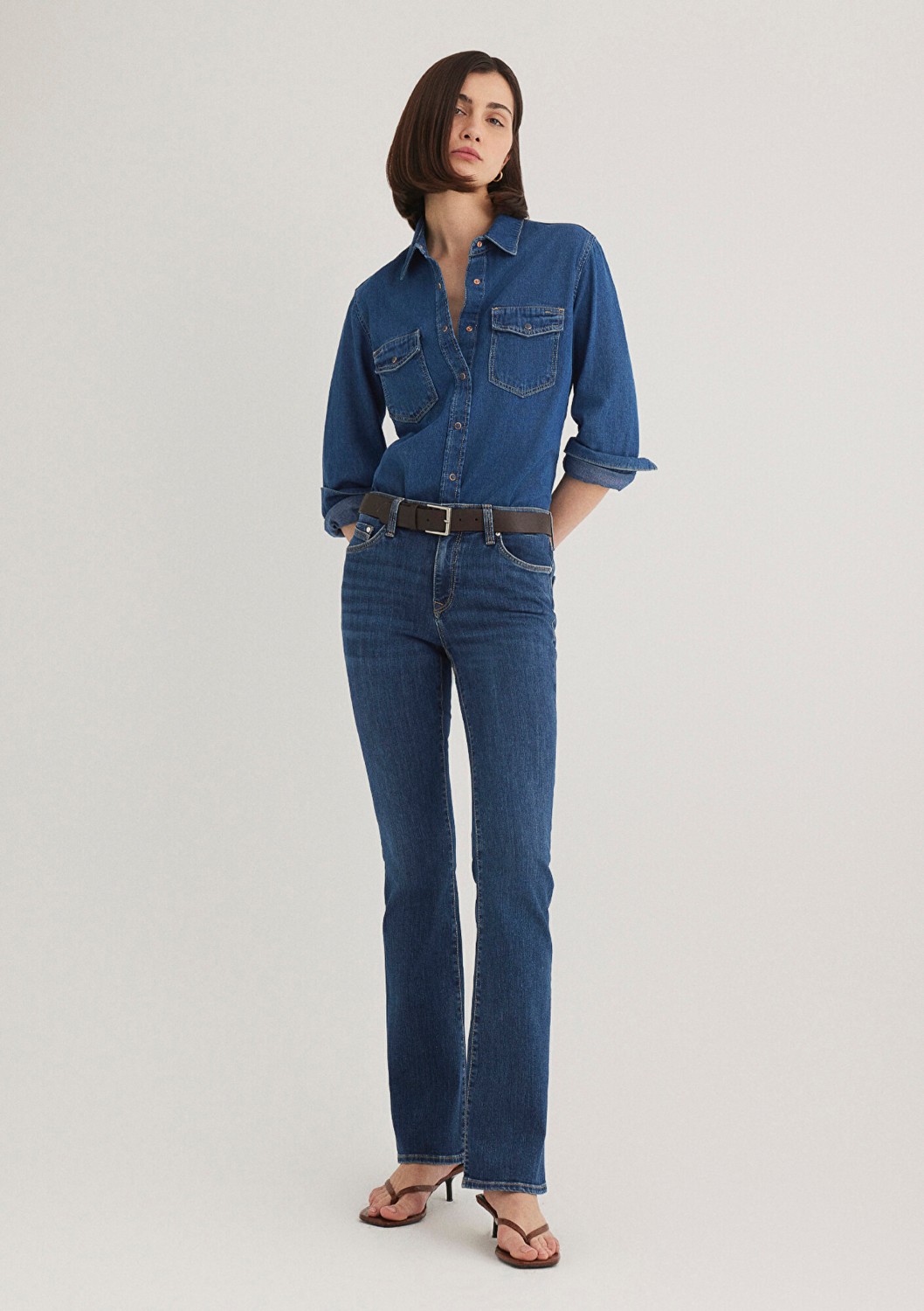 Mavi Molly Everyday Vintage Koyu Mavi Jean Pantolon 1013683047
