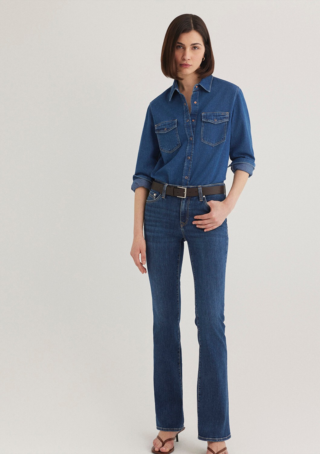 Mavi Molly Everyday Vintage Koyu Mavi Jean Pantolon 1013683047 görsel 2